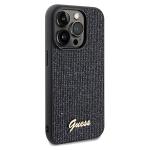 Carcasa Guess Disco Metal Script compatibila cu iPhone 14 Pro, Negru 5 - lerato.ro