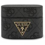 Carcasa Guess 4G Collection compatibila cu Apple AirPods Pro, Gri 2 - lerato.ro