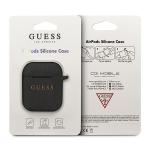 Carcasa Guess Silicone Cover compatibila cu Apple AirPods 1/2, Negru 3 - lerato.ro