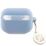 Carcasa Guess 3D Rubber 4G Diamond Charm compatibila cu Apple AirPods Pro 2, Albastru 3 - lerato.ro