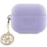 Carcasa Guess 3D Rubber 4G Diamond Charm compatibila cu Apple AirPods Pro 2, Mov 2 - lerato.ro