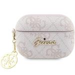 Carcasa Guess 4G Charm Collection compatibila cu Apple AirPods Pro 2, Roz 2 - lerato.ro