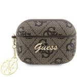 Carcasa Guess 4G Charm Collection compatibila cu Apple AirPods Pro 2, Maro 2 - lerato.ro