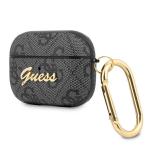 Carcasa Guess 4G Script Metal Collection compatibila cu Apple AirPods Pro, Gri 4 - lerato.ro