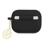 Carcasa Guess Silicone Charm 4G Collection compatibila cu Apple AirPods Pro, Negru 3 - lerato.ro