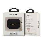 Carcasa Guess Silicone Charm 4G Collection compatibila cu Apple AirPods Pro, Negru 4 - lerato.ro