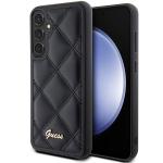 Carcasa Guess Quilted Metal Logo compatibila cu Samsung Galaxy S23 FE, Negru 4 - lerato.ro