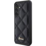 Carcasa Guess Quilted Metal Logo compatibila cu Samsung Galaxy S23 FE, Negru 3 - lerato.ro
