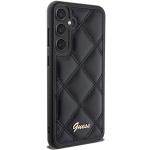 Carcasa Guess Quilted Metal Logo compatibila cu Samsung Galaxy S23 FE, Negru 5 - lerato.ro