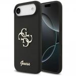 Carcasa Guess Silicone Big 4G Script compatibila cu iPhone 17 Air, Negru 4 - lerato.ro