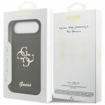 Carcasa Guess Silicone Big 4G Script compatibila cu iPhone 17 Air, Negru 9 - lerato.ro