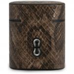 Carcasa Guess Python Collection compatibila cu Apple AirPods 1/2, Maro 3 - lerato.ro