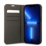 Carcasa flip cover Guess 4G Vintage Gold Logo compatibila cu iPhone 14, Roz 5 - lerato.ro