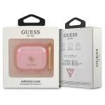 Carcasa Guess Glitter Collection compatibila cu Apple AirPods 3, Roz 4 - lerato.ro
