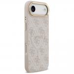 Carcasa Guess 4G PU Classic Logo cu MagSafe compatibila cu iPhone 17 Air, Roz 5 - lerato.ro