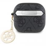 Carcasa Guess 4G Strass Charm compatibila cu Apple AirPods 4, Negru 3 - lerato.ro