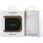 Carcasa Guess Silicone Glitter Ring compatibila cu Apple AirPods Pro 3, Negru 5 - lerato.ro
