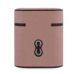 Carcasa Guess Saffiano Collection compatibila cu Apple AirPods 1/2, Roz 3 - lerato.ro