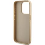 Carcasa Guess Saffiano Iridescent Script compatibila cu iPhone 15 Pro Max, Gold 8 - lerato.ro