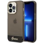 Carcasa Guess Translucent compatibila cu iPhone 14 Pro, Negru 4 - lerato.ro