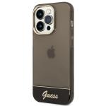 Carcasa Guess Translucent compatibila cu iPhone 14 Pro, Negru 3 - lerato.ro