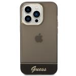 Carcasa Guess Translucent compatibila cu iPhone 14 Pro, Negru 2 - lerato.ro