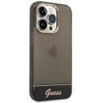 Carcasa Guess Translucent compatibila cu iPhone 14 Pro, Negru 5 - lerato.ro