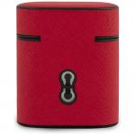 Carcasa Guess Saffiano Collection compatibila cu Apple AirPods 1/2, Rosu 3 - lerato.ro