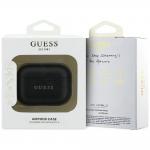 Carcasa Guess Grained Classic Logo Hook compatibila cu Apple AirPods Pro 3, Negru 5 - lerato.ro