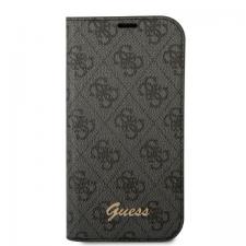 Carcasa flip cover Guess 4G Vintage Gold Logo compatibila cu iPhone 14 Pro Max, Negru