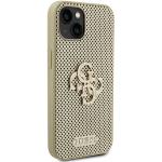 Carcasa Guess Perforated 4G Glitter compatibila cu iPhone 15, Gold 5 - lerato.ro