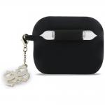 Carcasa Guess Silicone 4G Charm compatibila cu Apple AirPods Pro 3, Negru 3 - lerato.ro
