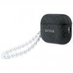 Carcasa Guess 4G Pearl Strap compatibila cu Apple AirPods Pro 3, Negru 4 - lerato.ro