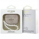 Carcasa Guess 4G Pearl Strap compatibila cu Apple AirPods Pro 3, Roz 5 - lerato.ro