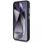 Carcasa Guess Grained Triangle Logo cu MagSafe compatibila cu Samsung Galaxy S25, Negru 6 - lerato.ro