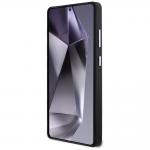 Carcasa Guess Grained Triangle Logo cu MagSafe compatibila cu Samsung Galaxy S25 Ultra, Negru 6 - lerato.ro