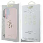 Carcasa Guess Silicone Big 4G Logo Bottom Script compatibila cu Samsung Galaxy S25 Ultra, Roz 9 - lerato.ro
