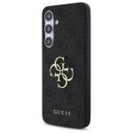 Carcasa Guess 4G Big Metal Logo compatibila cu Samsung Galaxy S24 FE, Gri 3 - lerato.ro