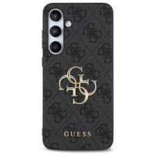 Carcasa Guess 4G Big Metal Logo compatibila cu Samsung Galaxy S24 FE, Gri