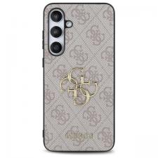 Carcasa Guess 4G Big Metal Logo compatibila cu Samsung Galaxy S24 FE, Roz