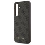 Carcasa Guess 4G Big Metal Gold Logo compatibila cu Samsung Galaxy S24 FE, Maro 7 - lerato.ro