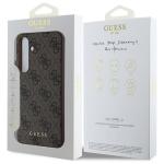 Carcasa Guess 4G Big Metal Gold Logo compatibila cu Samsung Galaxy S24 FE, Maro 9 - lerato.ro