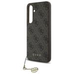 Carcasa Guess 4G Charms Collection compatibila cu Samsung Galaxy S24 FE, Maro 6 - lerato.ro