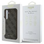 Carcasa Guess 4G Charms Collection compatibila cu Samsung Galaxy S24 FE, Maro 8 - lerato.ro