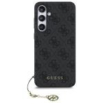 Carcasa Guess 4G Charms Collection compatibila cu Samsung Galaxy S24 FE, Gri 4 - lerato.ro