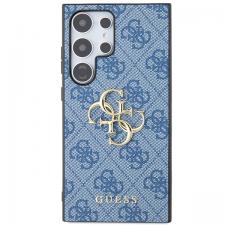 Carcasa Guess 4G Big Metal Logo compatibila cu Samsung Galaxy S24 Ultra, Albastru