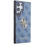 Carcasa Guess 4G Big Metal Logo compatibila cu Samsung Galaxy S24 Ultra, Albastru 5 - lerato.ro