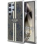 Carcasa Guess IML 4G Gold Stripe compatibila cu Samsung Galaxy S24 Ultra, Maro 4 - lerato.ro