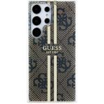 Carcasa Guess IML 4G Gold Stripe compatibila cu Samsung Galaxy S24 Ultra, Maro 2 - lerato.ro