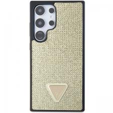 Carcasa Guess Rhinestone Triangle compatibila cu Samsung Galaxy S24 Ultra, Gold